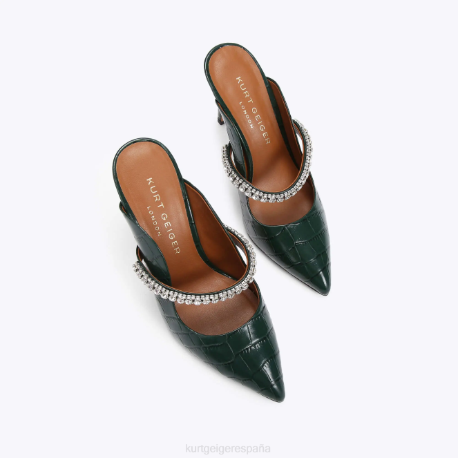 Kurt Geiger mujer duque de londres 2LPR422 | calzados verde oscuro